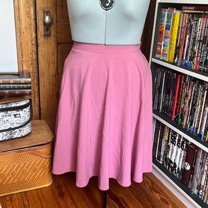 ModCloth Pink A Line Skirt with Pockets Size 1X